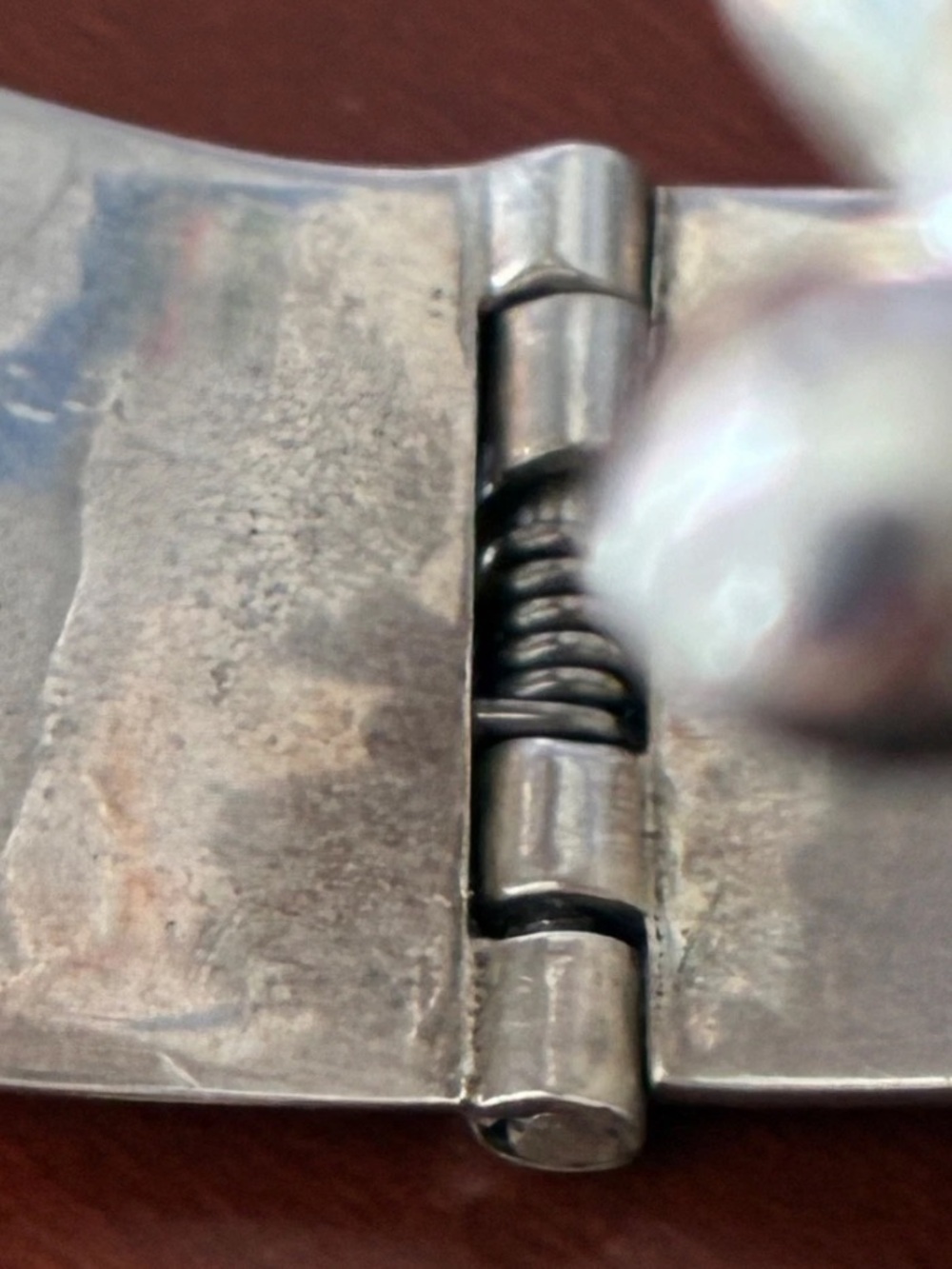 taxco unicorn horn clamp big statement vintage sterling silver bracelet STUNNER - Picture 8 of 9
